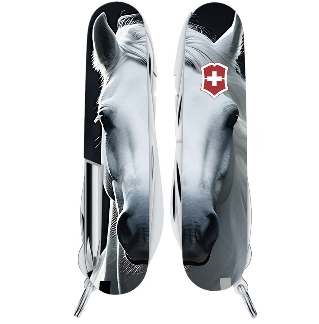 Victorinox Super Tinker Swiss Army Knife - White Horse