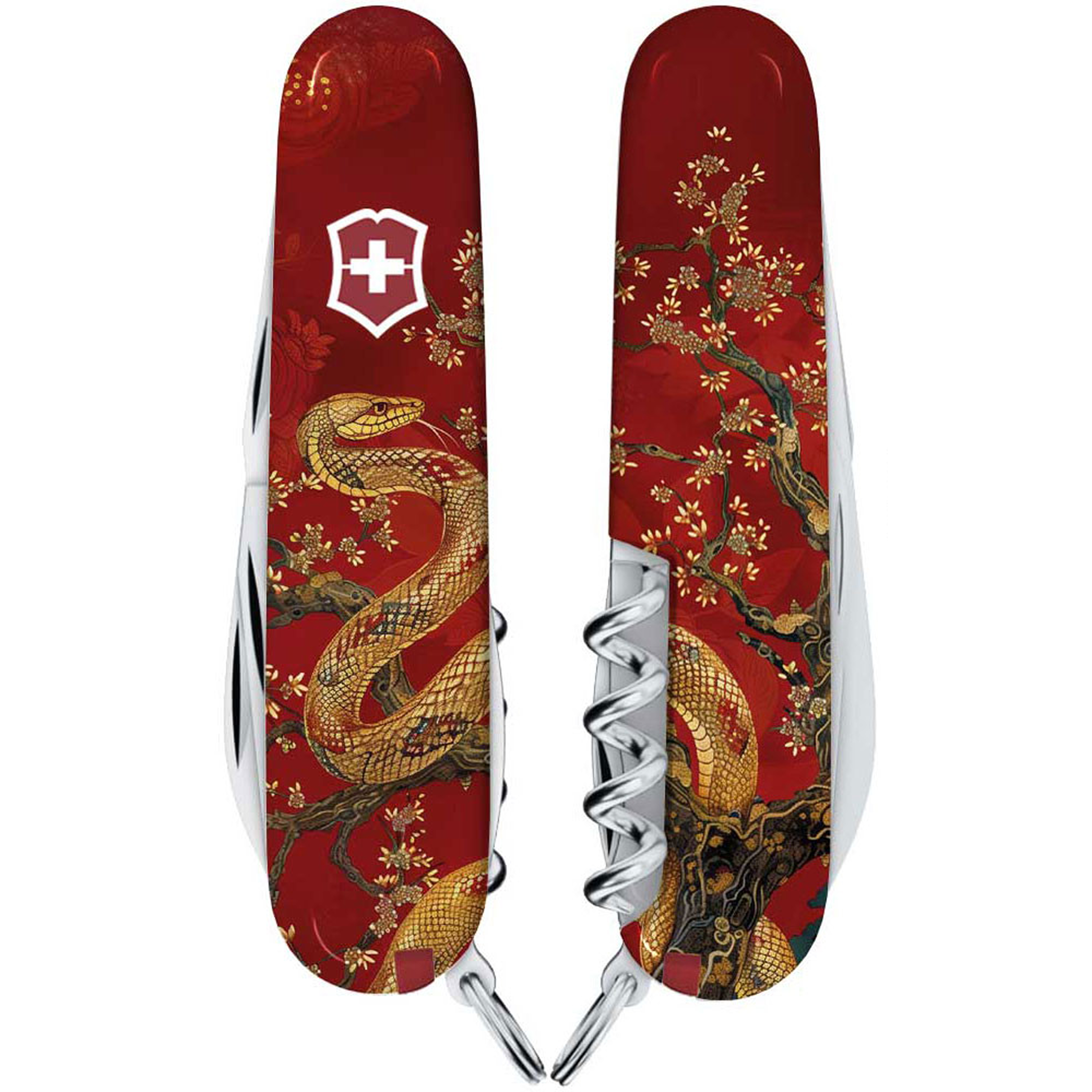 Victorinox Spartan Swiss Army Knife - Gold Snake (Pin and lanyard)