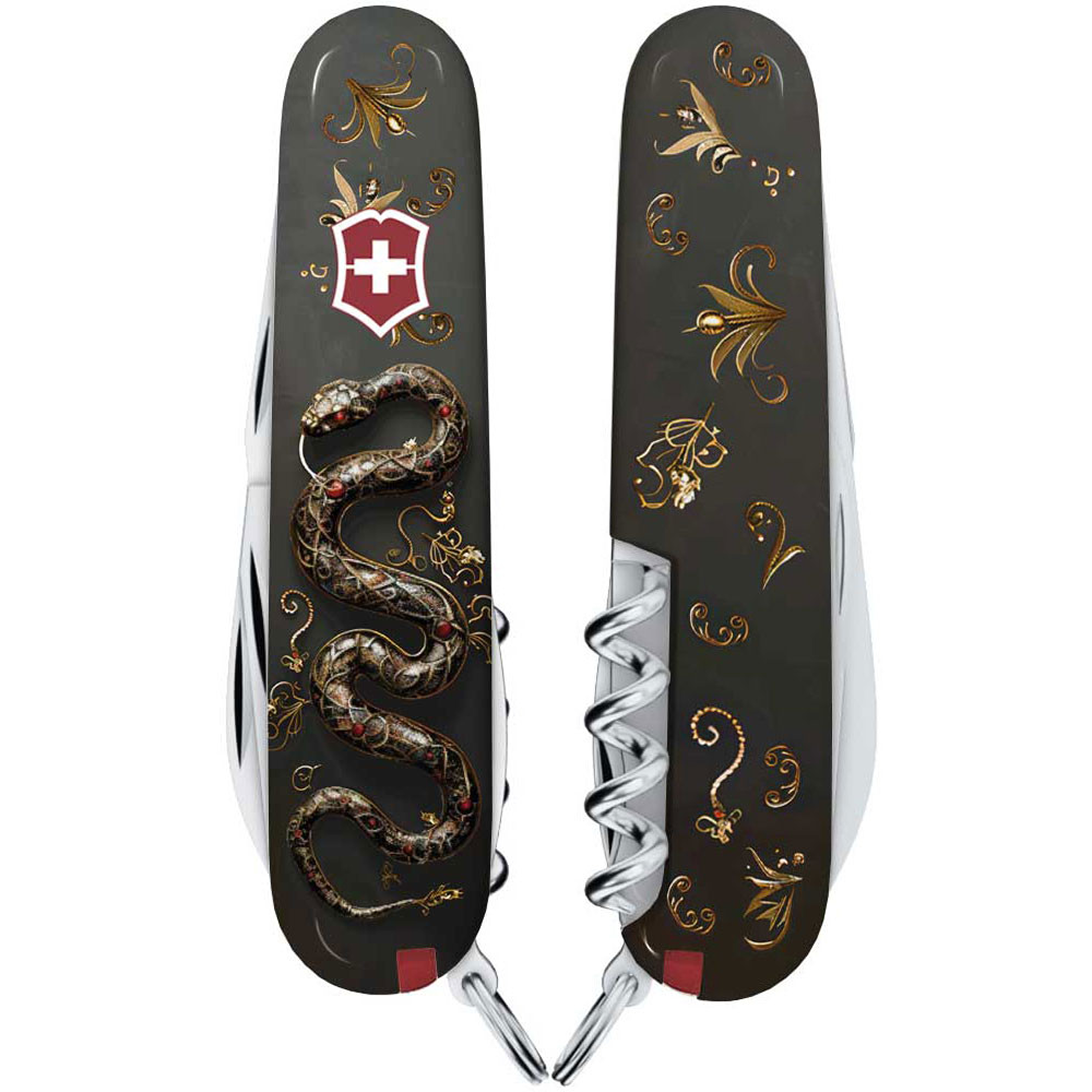 Victorinox Spartan Swiss Army Knife - Black Snake (+ pin and lanyard)