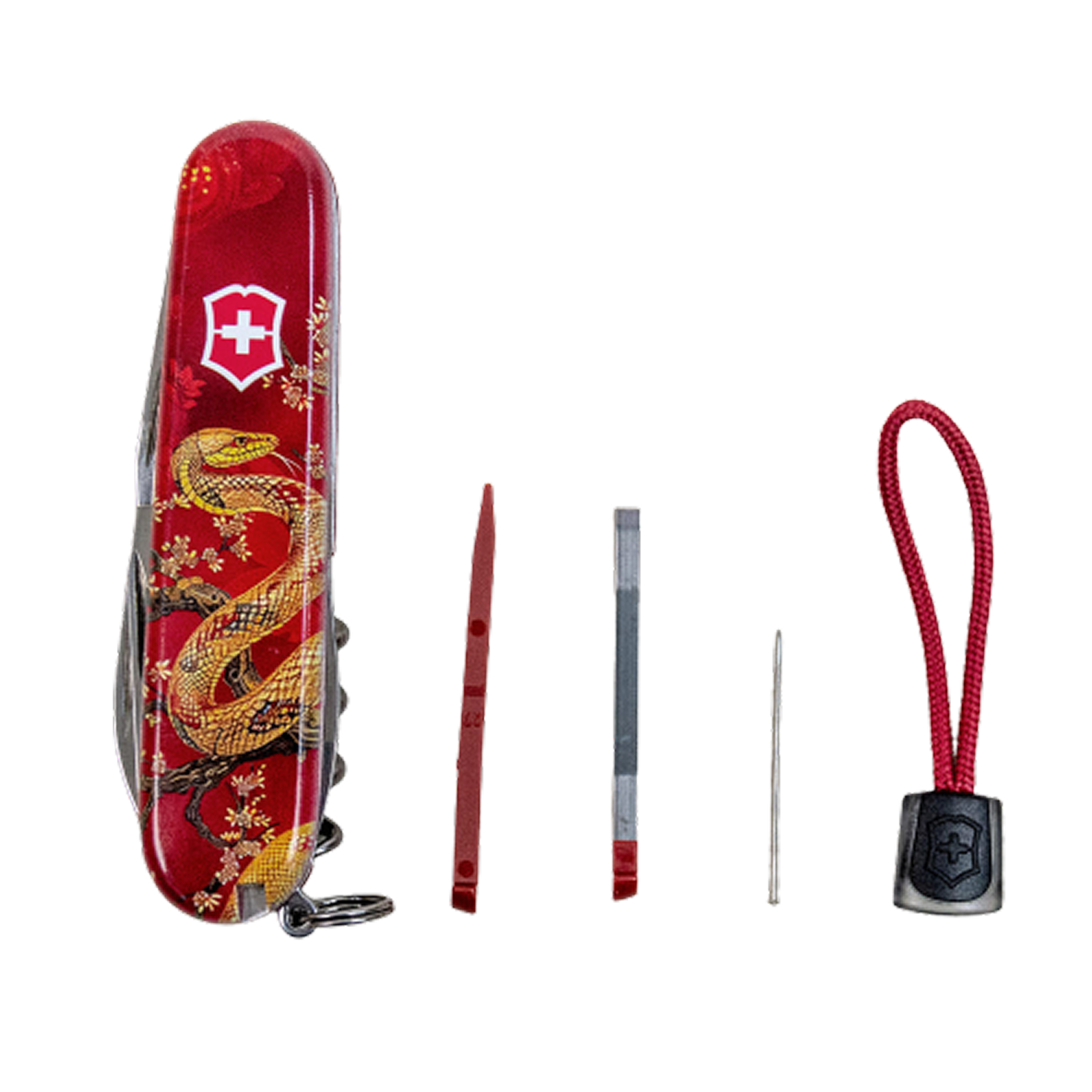 Victorinox Spartan Swiss Army Knife - Gold Snake (Pin and lanyard)