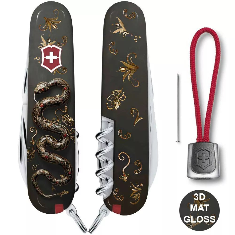 Victorinox Spartan Swiss Army Knife - Black Snake (+ pin and lanyard)