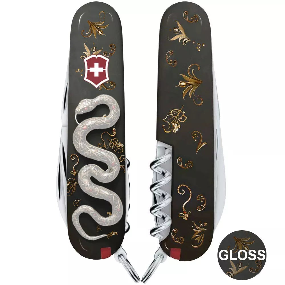 Victorinox Spartan Swiss Army Knife - Black Snake (+ pin and lanyard)