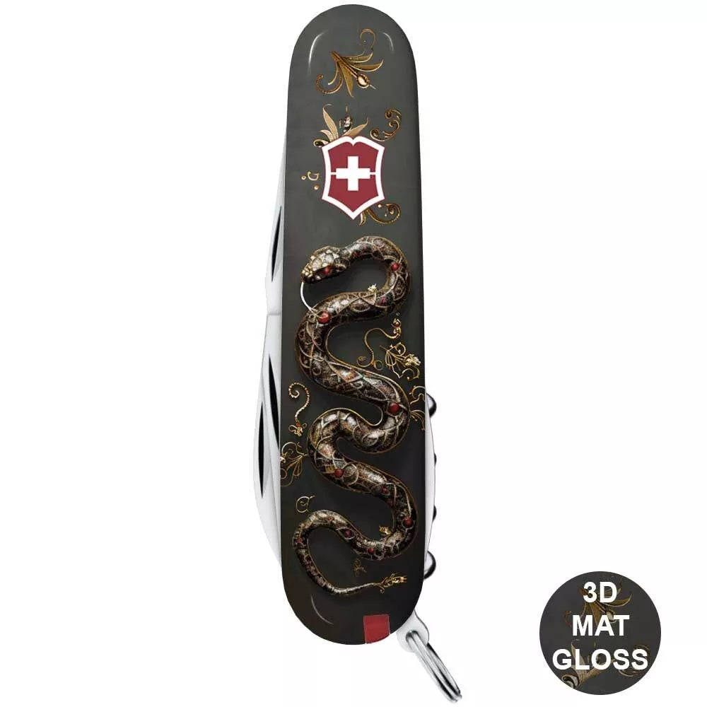 Victorinox Spartan Swiss Army Knife - Black Snake (+ pin and lanyard)